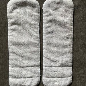 Flip cloth diaper soaker pad inserts for cloth diapering